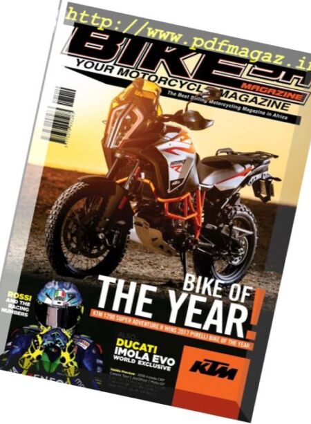 Bike SA Magazine – October 2017 Cover