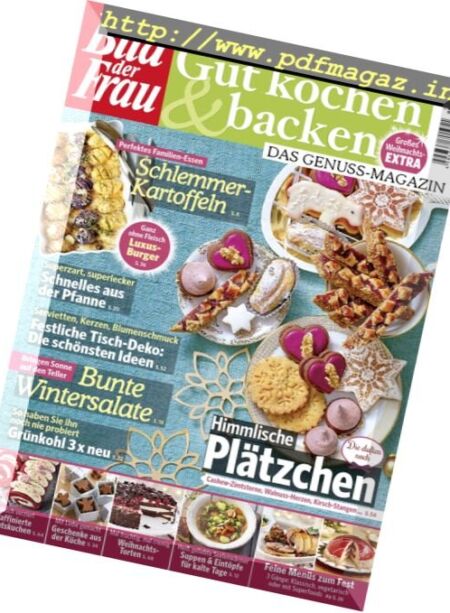 Bild der Frau Gut Kochen & Backen – November-Dezember 2017 Cover