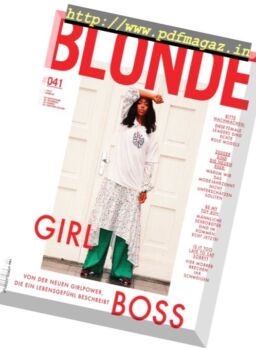 Blonde – Nr.3, 2017