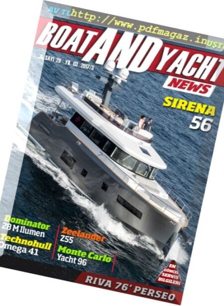 Boat and Yacht News – Ekim 2017 Cover