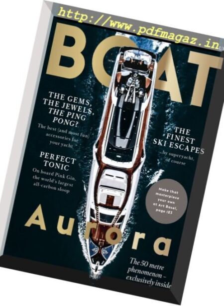 Boat International – December 2017 Cover