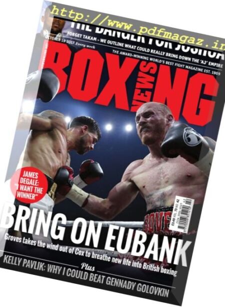 Boxing News – 19 October 2017 Cover