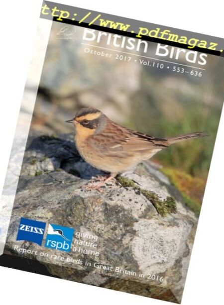 British Birds – October 2017 Cover
