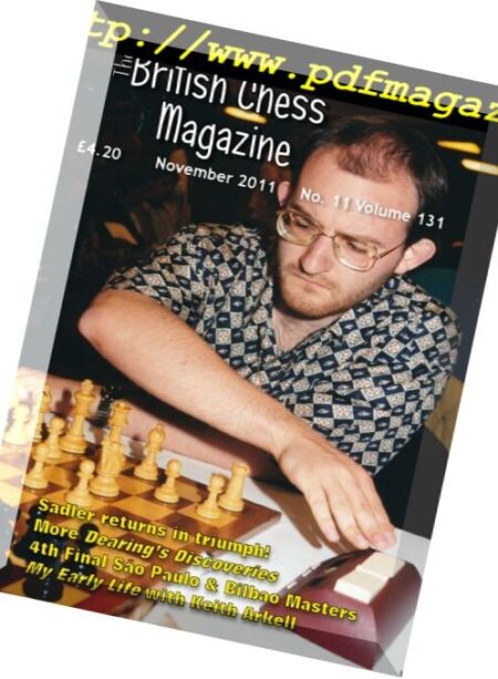 British Chess Magazine – November 2011 Cover