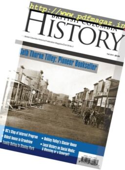 British Columbia History – Fall 2017