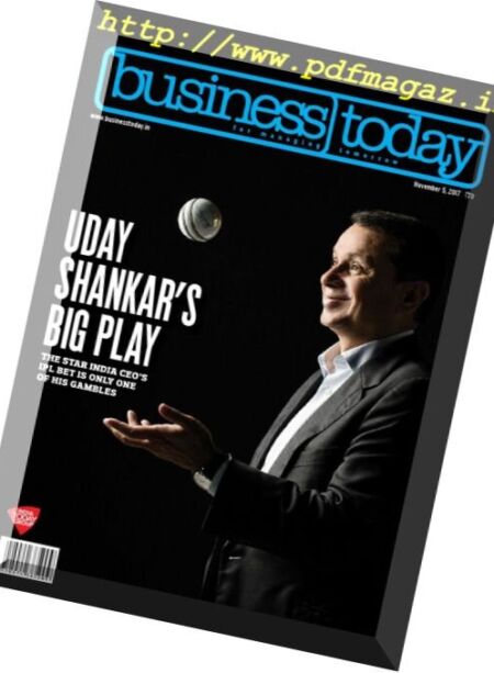 Business Today – 5 November 2017 Cover