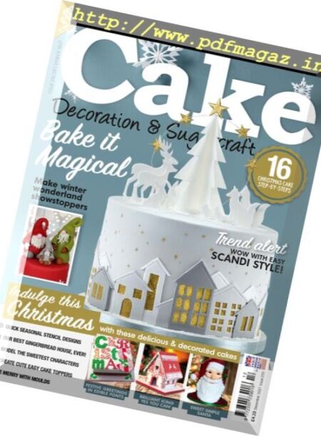 Cake Decoration & Sugarcraft – December 2017 Cover