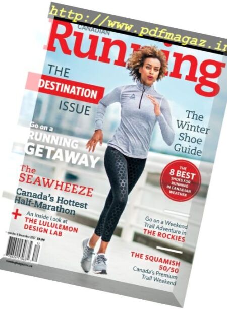 Canadian Running – November-December 2017 Cover