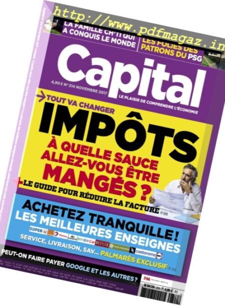 Capital France – Novembre 2017 Cover