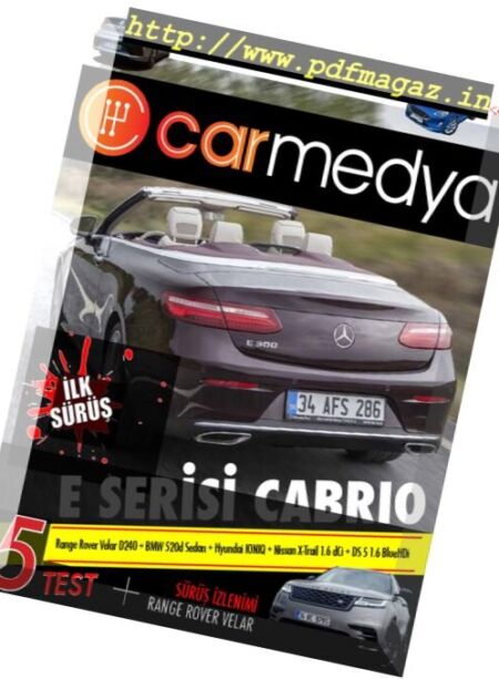 Carmedya – Ekim 2017 Cover