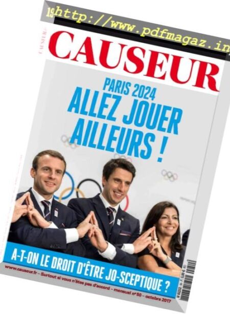 Causeur – Octobre 2017 Cover