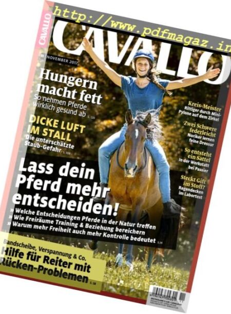Cavallo – November 2017 Cover