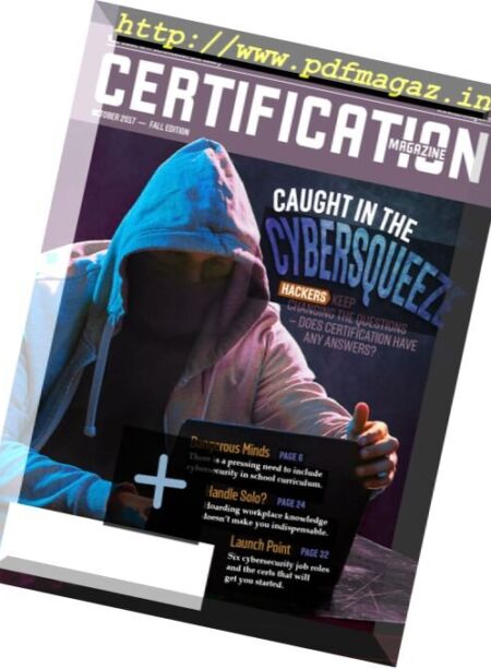 Certification – October 2017 Cover