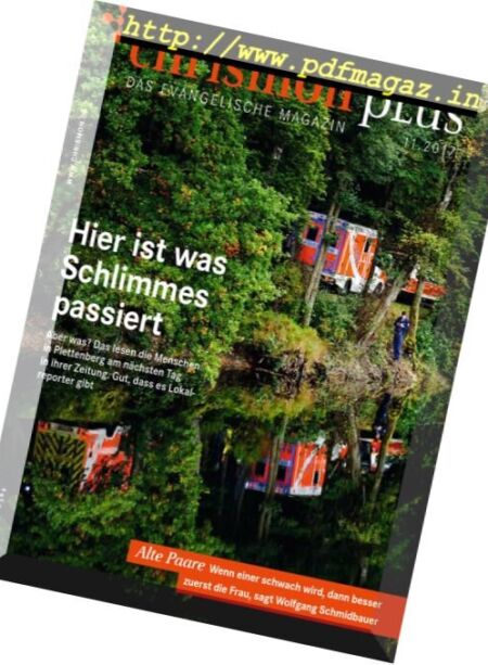 Chrismon Plus – November 2017 Cover