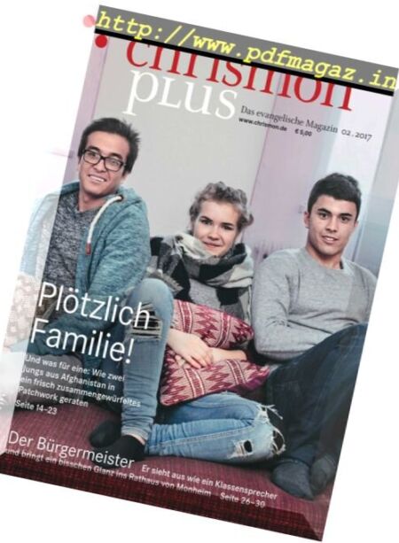 Chrismon Plus – Nr.2 2017 Cover