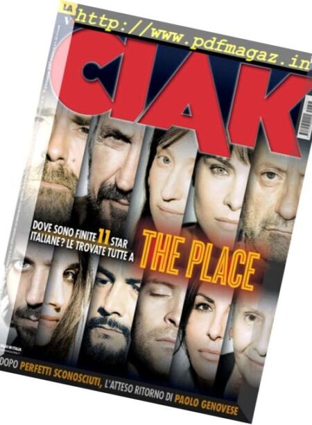 Ciak – Novembre 2017 Cover
