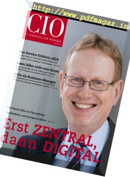 CIO Germany – November-Dezember 2017 Cover