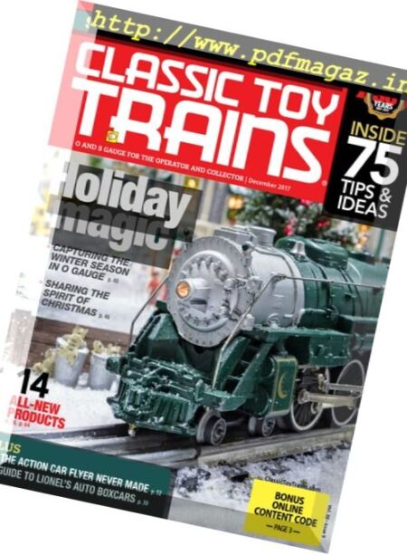 Classic Toy Trains – December 2017 Cover