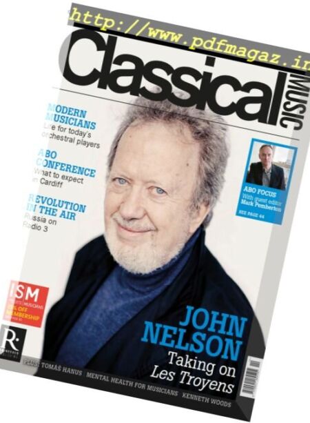Classical Music – November 2017 Cover