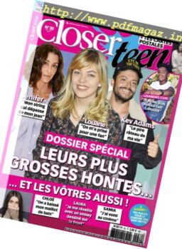 Closer Teen – Octobre-Novembre 2017