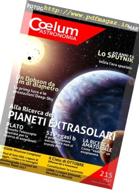Coelum Astronomia – N 215, 2017 Cover