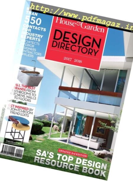 Conde Nast House & Garden Design – Directory 2017-2018 Cover