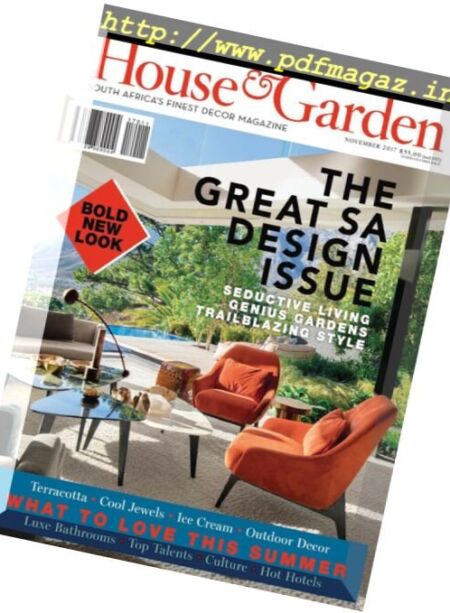 Conde Nast House & Garden – November 2017 Cover