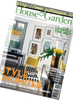 Conde Nast House & Garden – October 2017