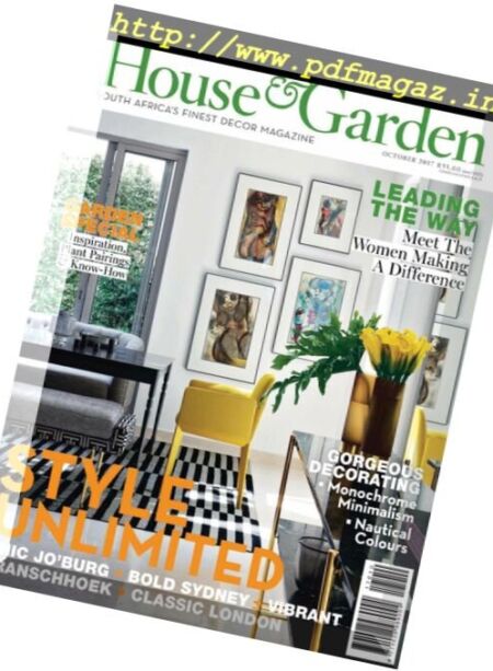 Conde Nast House & Garden – October 2017 Cover