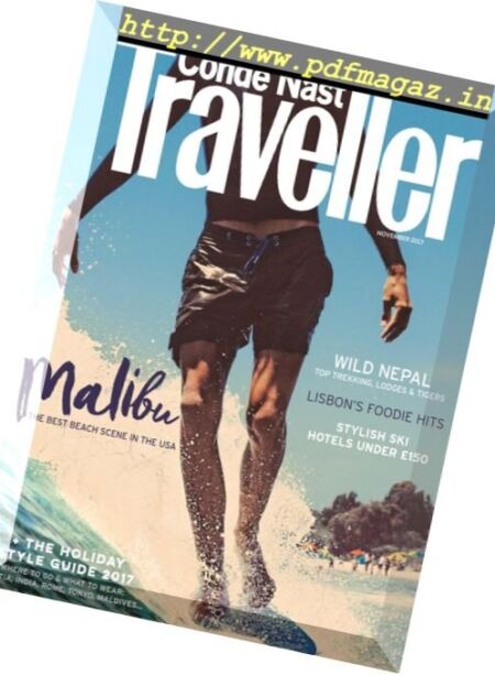 Conde Nast Traveller UK – November 2017 Cover