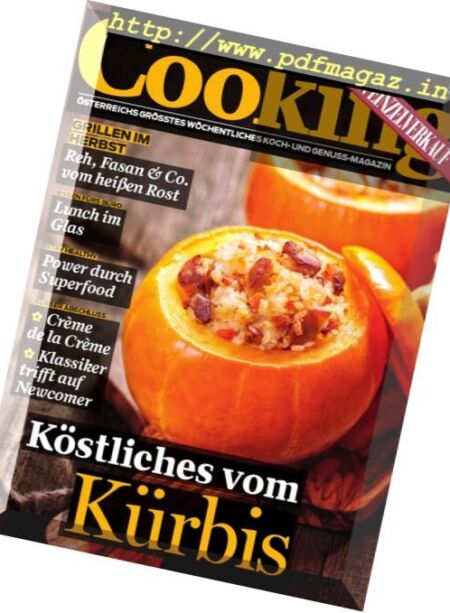 Cooking Austria – 13 Oktober 2017 Cover