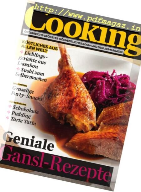 Cooking Austria – 20 Oktober 2017 Cover