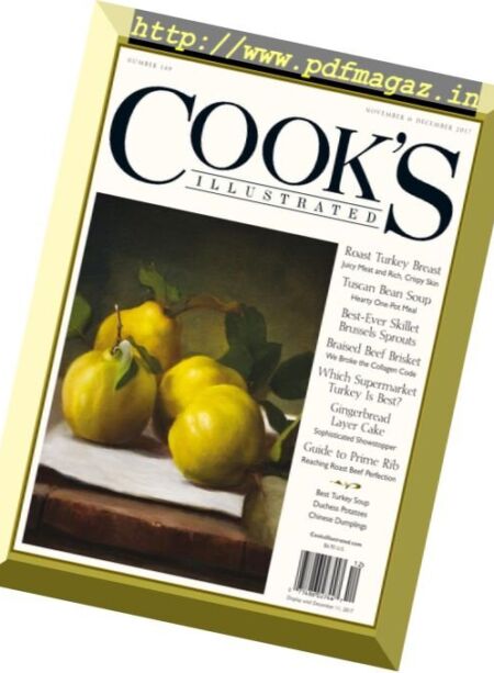 Cook’s Illustrated – November-December 2017 Cover
