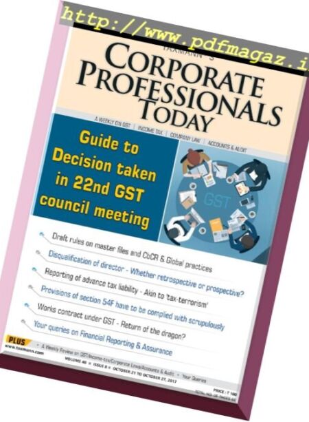 Corporate Professional Today – 21 October 2017 Cover