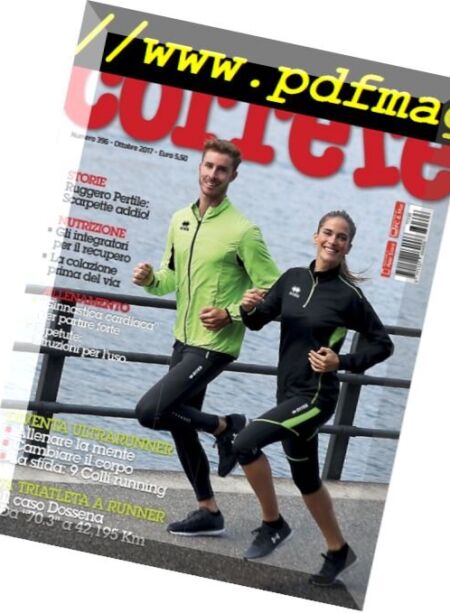 Correre – Ottobre 2017 Cover