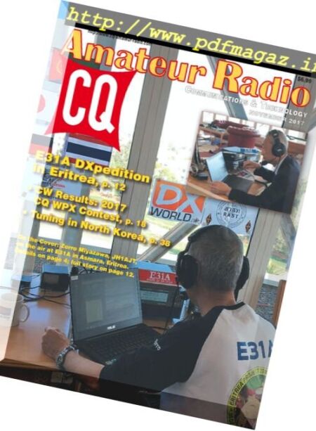 CQ Amateur Radio – November 2017 Cover