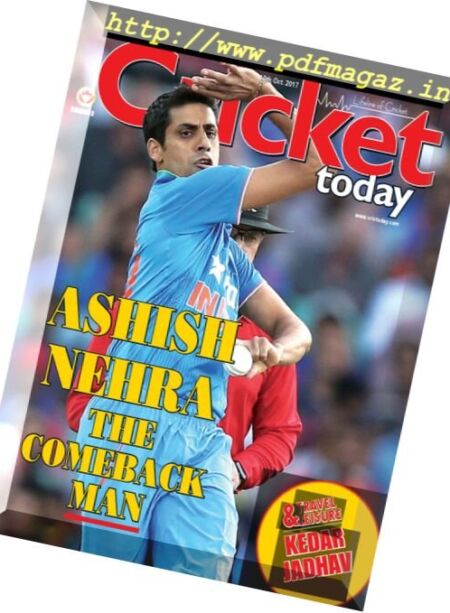 Cricket Today – 13 October 2017 Cover