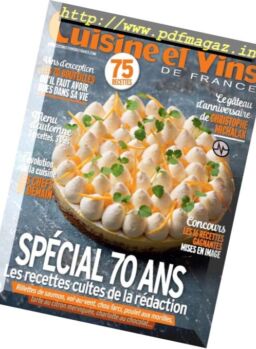 Cuisine et Vins de France – Novembre 2017