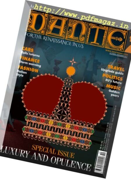 Dante – October-November 2017 Cover