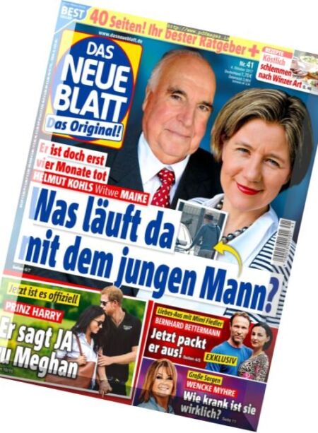 Das Neue Blatt – 4 Oktober 2017 Cover