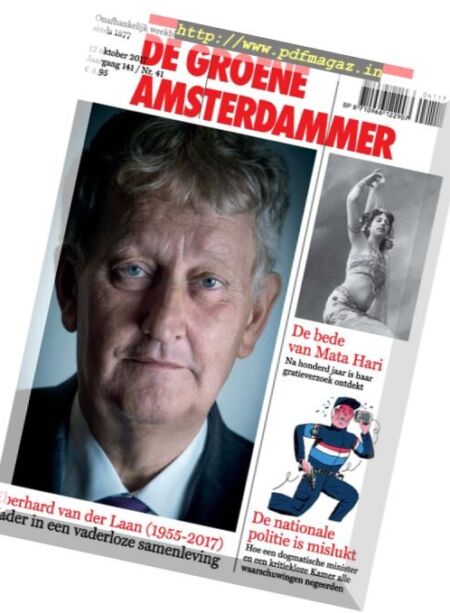 De Groene Amsterdammer – 12 oktober 2017 Cover