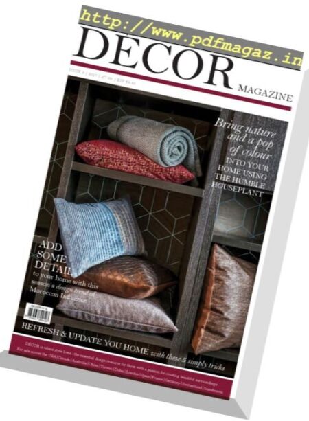 Decor Magazine – Issue 9, Autumn 2017 Cover