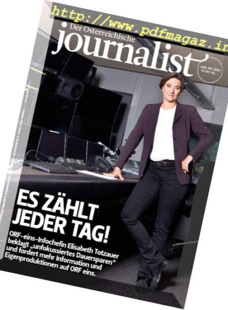 Der Osterreichische Journalist – September-Oktober 2017 Cover