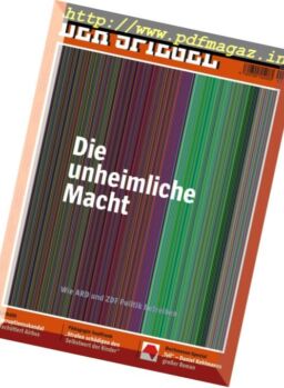 Der Spiegel – 7 Oktober 2017
