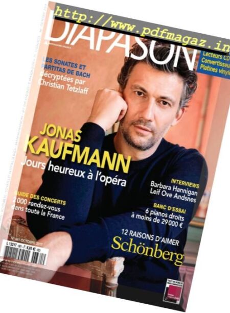 Diapason – Octobre 2017 Cover