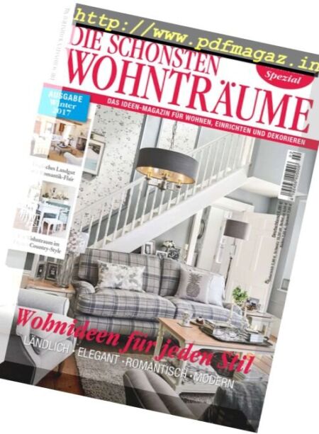 Die Schonsten Wohntraume – November 2017 – Januar 2018 Cover