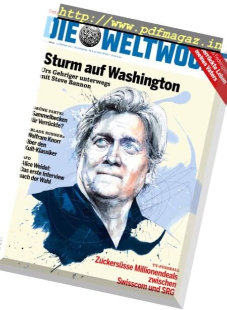 Die Weltwoche – 12 Oktober 2017 Cover