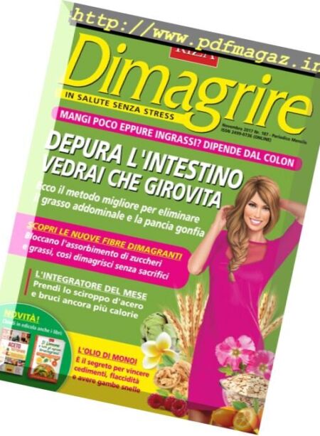 Dimagrire – Novembre 2017 Cover