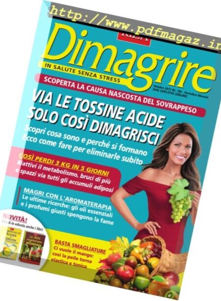 Dimagrire – Ottobre 2017 Cover