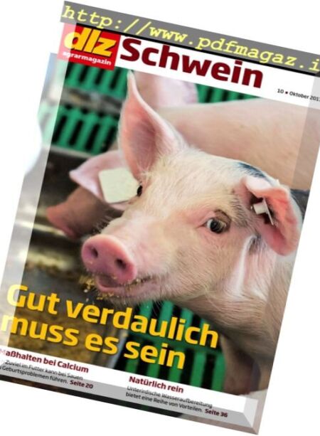 DLZ Primus Schwein – Oktober 2017 Cover